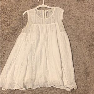 Dress Forum White Lacey Dress M